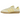 Adidas Bermuda Almost Yellow baskets en vue sous angle avec tige en suède jaune, details en cuir blanc et semelle en gomme