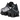 Nike Shox TL Fade Off Noir White baskets en vue latérale, mettant en valeur sa semelle à colonnes amortissantes et son design dégradé noir et blanc.