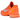 Nike Kobe 6 Protro Total Orange baskets vue latérale dans un coloris orange vif avec texture peau de serpent et talon noir