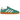 Adidas Handball Spezial Sporty And Rich Green baskets en profil avec tige en daim vert, détails blancs et semelle en gomme marron classique