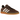 Adidas Handball Spezial Sporty And Rich Brown baskets en profil avec tige en daim marron, détails blancs contrastants et semelle en gomme.