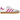 Adidas Samba OG Footwear White Purple baskets en profil classique avec bandes violettes, empeigne en cuir blanc et semelle en gomme