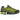 Nike Shox Ride 2 Bright Cactus Denim baskets profil avec détails vert vif, texture en denim, superpositions argentées et semelle Shox emblématique
