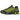 Nike Shox Ride 2 Bright Cactus Denim baskets vue angulaire avec détails en mesh gris, empiècements en denim et amorti Shox vert au talon.