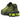 Baskets Nike Shox Ride 2 Bright Cactus Denim en vue latérale avec des accents vert vif, une empeigne en jean et les colonnes d'amorti Shox au talon