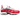 Nike Air Max Sunder Fusion Red Silver baskets vue latérale avec une tige argentée frappante, une fermeture zippée et un mudguard rouge
