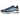 Nike Air Max Plus Dark Obsidian baskets en vue latérale, mettant en avant l'empeigne en mesh bleu marine, les renforts ondulés et la semelle à unité Air
