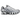 Nike Shox TL Metallic Silver baskets vue de profil avec empeigne en maille argent métallisé et la célèbre semelle à colonnes amortissantes