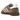Adidas Handball Spezial Earth Strata Silver Dawn baskets vue latérale avec tige en daim aux tons terre et détails argentés.