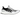 Adidas Ultra Boost 1.0 Cloud White Core Black Iron Metallic baskets vue latérale avec mesh blanc à motifs, détails noirs et semelle intermédiaire.