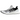 Adidas Ultra Boost 1.0 Cloud White Core Black Iron Metallic baskets en vue angulaire avec tige en maille blanche et cage à trois bandes