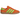 Adidas Hamburg Orange Solar Green baskets vue latérale avec empeigne en daim orange, bandes vertes et semelle en gomme classique