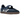 adidas Samba Jane Crew Navy White baskets vue latérale classique avec empeigne en cuir bleu marine, détails blancs et semelle en gomme
