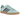 Adidas Gazelle Indoor Clear Mint Black Gum baskets vue latérale avec tige en daim vert clair, bandes noires et semelle en gomme