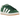 Adidas Campus 00s Green White GS baskets en vue laterale avec tige en daim vert, bandes blanches et lacets larges