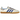 Adidas Samba Nylon Wales Bonner Wonder Clay Royal baskets vue angulaire avec tige en nylon, daim et coutures contrastantes.