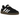 Adidas Handball Spezial Black White Gum baskets vue latérale avec empeigne en daim noir, bandes blanches et semelle classique en gomme