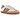 Adidas Samba OG Sporty & Rich USA baskets profil latéral en cuir blanc, détails bleus, logo jaune et semelle en gomme classique marron
