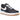 Nike Air Force 1 Low '07 LV8 Anthracite Gum baskets en vue angulaire avec tige en suède foncé et semelle extérieure en gomme contrastée