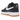 Nike Air Force 1 Low '07 LV8 Anthracite Gum baskets vue latérale avec empeigne en cuir gris anthracite et semelle intermédiaire gomme
