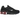 Nike Shox Ride 2 Black University Red baskets de profil avec tige noire, détails rouges et le système d'amorti Shox caractéristique sur la semelle