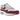 Baskets Nike Air Max 1 87 Stranger Things Steve Harrington vue latérale avec empeigne blanche, détails en cuir rouge et unité Air visible au talon