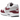 Nike Air Max 1 87 Stranger Things Steve Harrington baskets vue latérale avec garde-boue rouge, empeigne blanche et unité Air visible