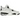 Air Jordan 4 Retro OG Flight Club baskets vue latérale avec empeigne en cuir blanc, détails gris et unité Air visible au talon