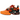 Nike Air Max Plus Homecoming Safety Orange baskets en vue angulaire, mettant en avant le dégradé orange iconique, les détails en plastique et la semelle.