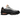 Nike Air Max 95 OG Big Bubble Black Bright Ceramic baskets en vue latérale, avec une empeigne en mesh noir et nubuck ornée de détails orange vif.