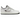 Nike Air Force 1 Low '07 LV8 Summit White Dark Smoke Grey Cordura baskets de profil avec une empeigne blanche et un swoosh gris