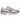 Nike P-6000 Silver Burgundy Plum Chalk baskets vue latérale avec empeigne en mesh argenté, superpositions bordeaux et semelle intercalaire blanche.