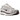 Nike P-6000 Silver Burgundy Plum Chalk baskets vue latérale avec empeigne en mesh argenté, détails bordeaux et semelle intermédiaire blanche