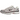 Nike P-6000 Silver Burgundy Plum Chalk baskets vue latérale avec empeigne en mesh argenté, détails bordeaux et lacets blancs sur semelle gomme