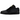 Jordan 1 Low Black Elephant Print baskets en vue laterale avec une tige en cuir noir, un imprime elephant et des lacets