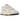 Nike Dunk Low Metallic Jewel Swoosh Sail baskets en profil avec tige en cuir blanc cassé, Swoosh bijou métallisé et semelle blanche.