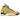 Air Jordan 5 Retro Tokyo T23 baskets vue latérale avec une tige jaune vif, semelle intermédiaire grise, détails noirs et logo Jumpman sur le talon.