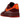 Nike Air Force 1 Low Patent Leather Dark Team Red Safety Orange baskets de profil avec une tige en cuir verni rouge et des details orange