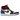 Air Jordan 1 Retro High OG SP Fragment x Union LA Varsity Red Sport Royal baskets en vue latérale avec panneaux en cuir rouge et bleu et semelle blanche