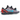 Nike Kobe 6 Protro ASG Hollywood 3D baskets vue latérale avec empeigne texturée en écailles grises et rouges, semelle intermédiaire blanche.