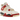 Air Jordan 4 Retro OG Nigel Sylvester Brick After Brick baskets vue latérale en cuir durable, daim et finitions colorées en rouge et blanc