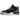Air Jordan 3 Retro Levi’s Black baskets vue latérale montrant la tige en denim noir, les détails iconiques en motif éléphant et une semelle intermédiaire blanche.