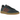 Adidas Handball Spezial Aurora Ink Wild Sepia baskets vue latérale avec empeigne en daim bleu foncé, bandes blanches classiques et semelle gomme