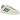 Adidas Handball Spezial Chalk White Collegiate Green baskets en vue latérale avec tige en daim blanc cassé et bandes vertes sur le côté.