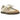Adidas Samba LT Cream White Warm Sandstone baskets en vue latérale avec empeigne en cuir crème, bandes marron et semelle en gomme