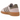 Adidas Handball Spezial Clear Pink Earth Strata baskets vue latérale avec tige en daim rose, détails en cuir marron et semelle en gomme