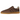 Adidas Handball Spezial Auburn baskets en vue inclinée avec une empeigne en daim marron, des bandes en cuir blanc et une semelle en gomme