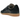 Adidas BW Army Lux Black Gum baskets vue latérale avec une empeigne en cuir noir de qualité supérieure et une semelle en gomme