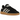 Adidas Handball Spezial Black Wonder Leopard baskets vue latérale avec empeigne en daim noir, bandes à motif léopard et semelle en gomme.