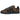Adidas Campus 00s Leopard Black baskets en vue latérale, présentant une tige noire, un motif léopard sur le côté et une semelle extérieure blanche.